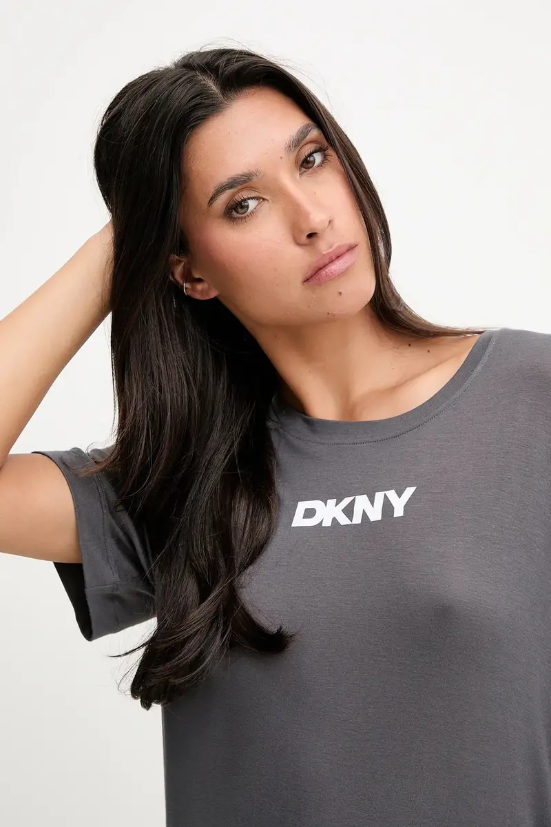 camicia da notte donna colore grigio YI30092 miniatura 3