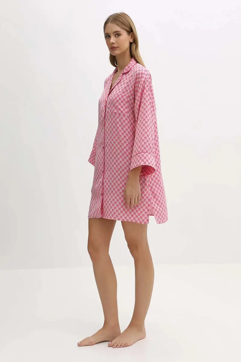 camicia da notte donna colore rosa YI30061 miniatura 2