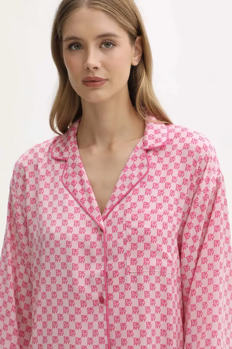 camicia da notte donna colore rosa YI30061 miniatura 4