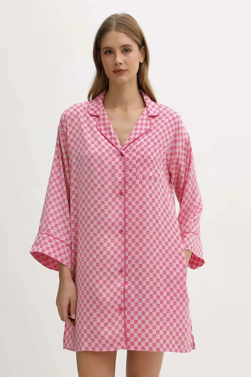 camicia da notte donna colore rosa YI30061