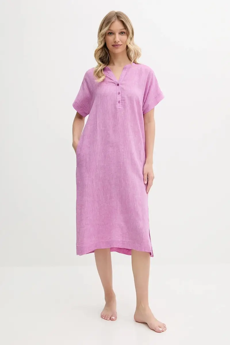 camicia da notte donna colore violetto YI10054