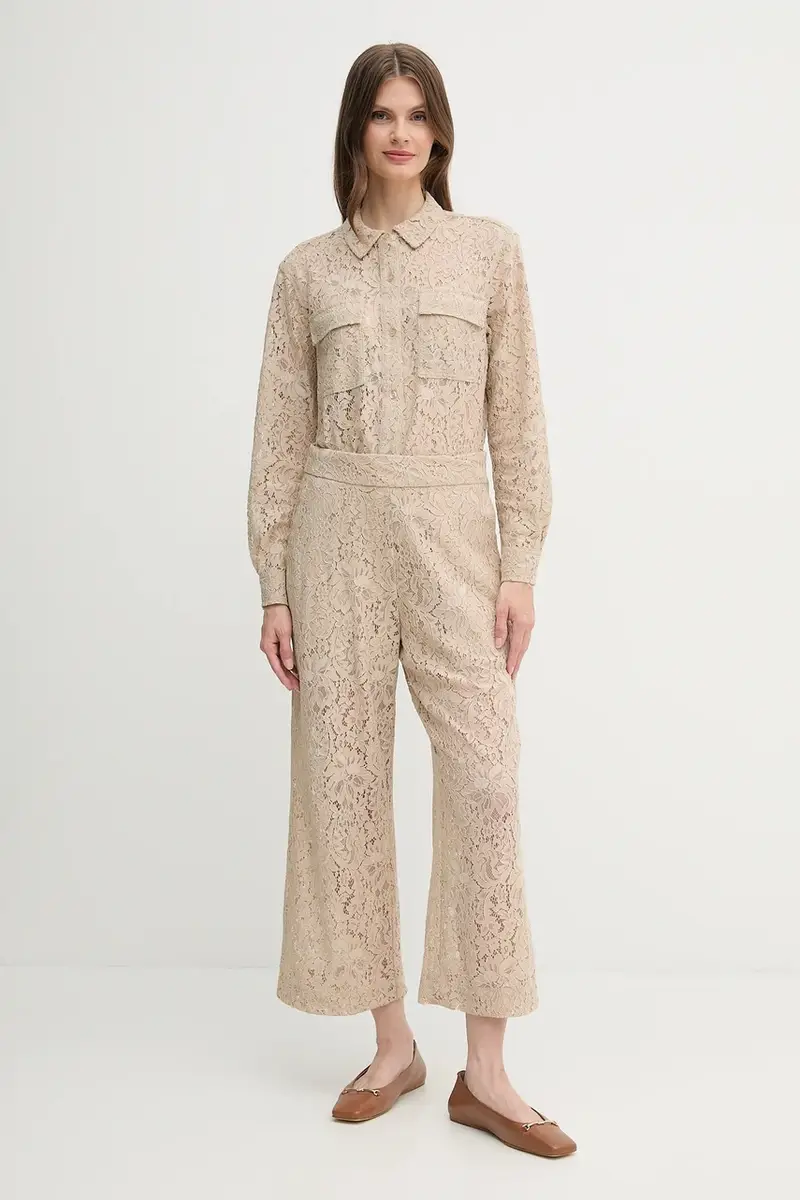 camicia donna colore grigio DJ5W2132 miniatura 2