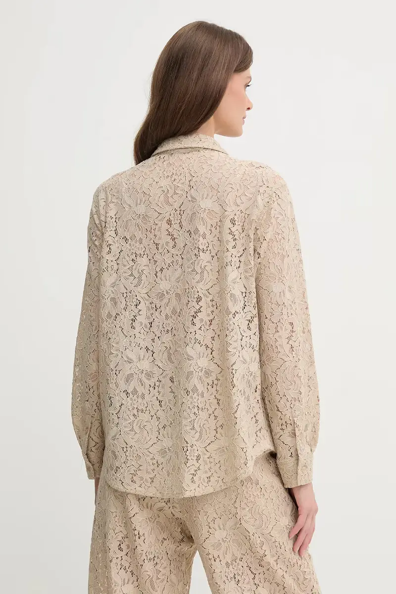 camicia donna colore grigio DJ5W2132 miniatura 3