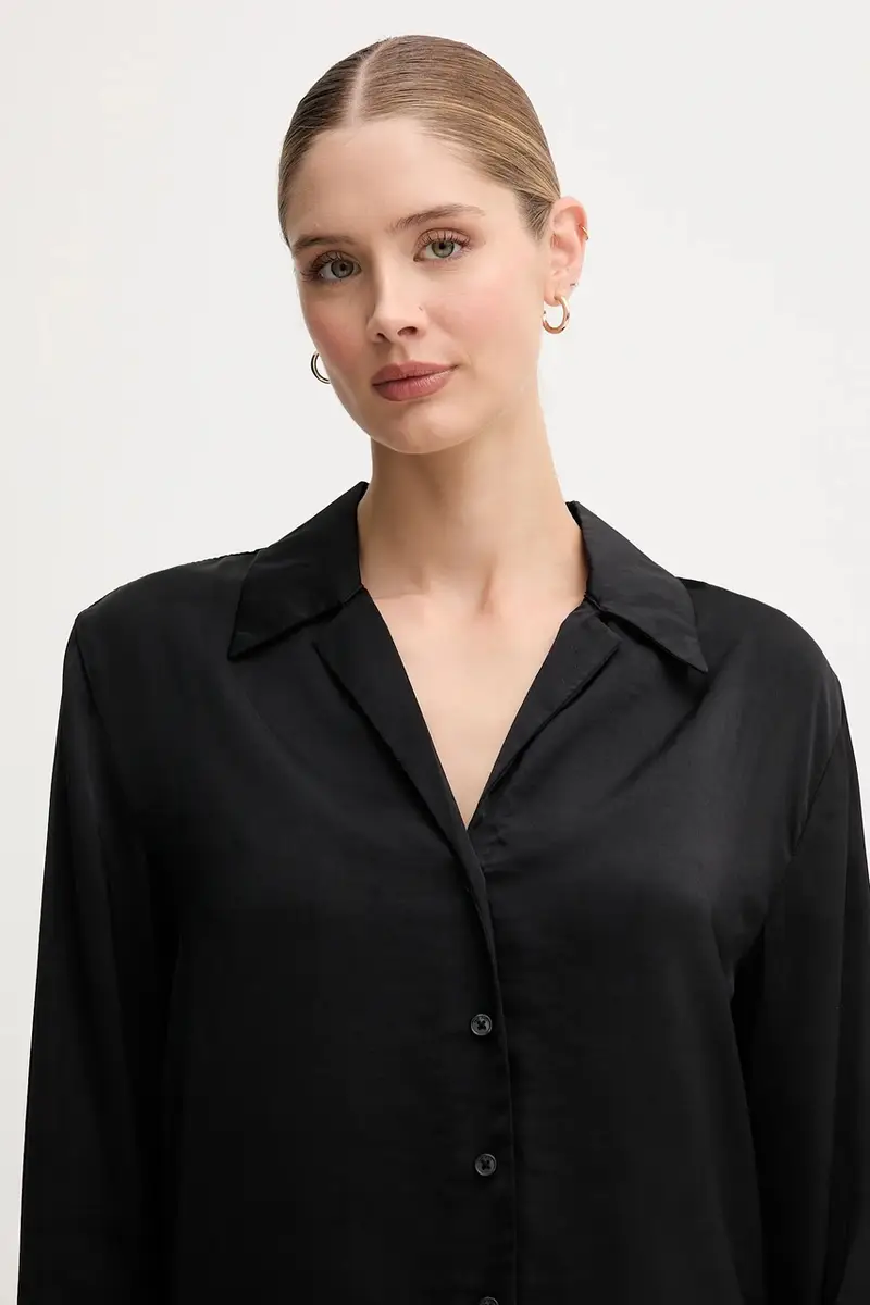 camicia donna colore nero DJ5W2125 miniatura 4
