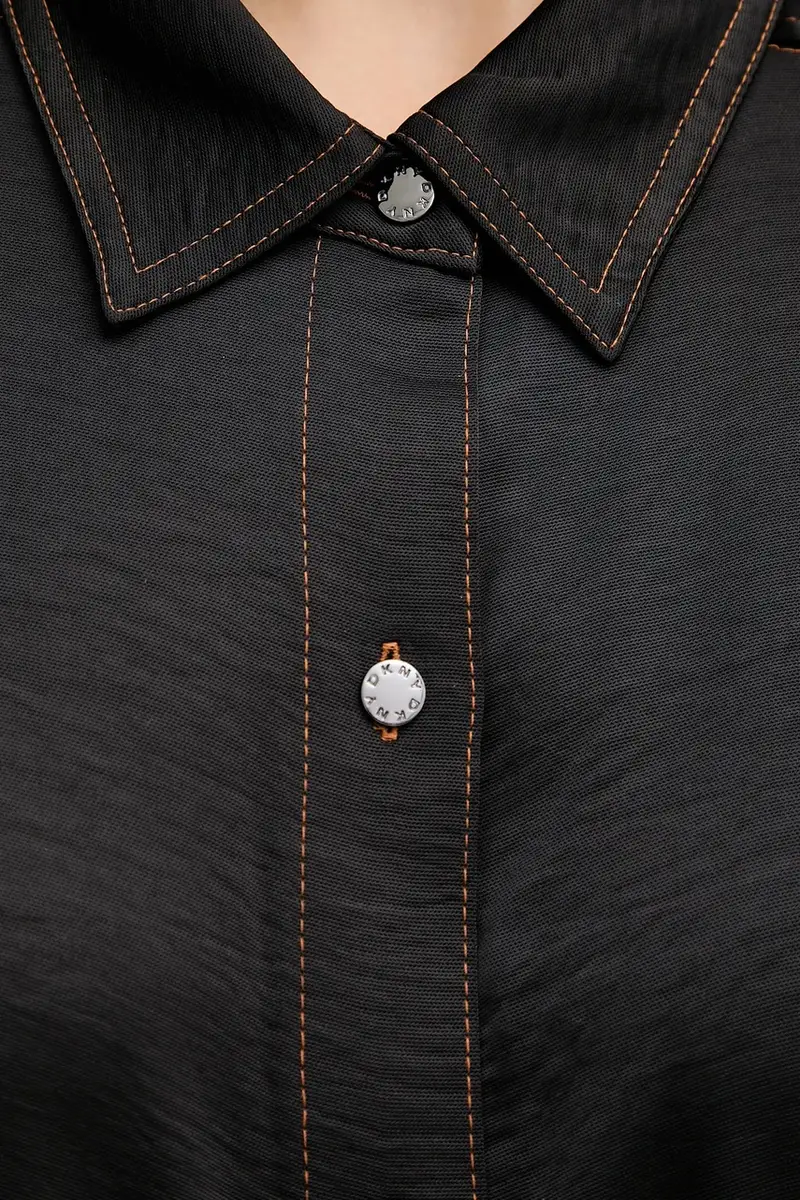 camicia donna colore nero P5EM7B93 miniatura 5