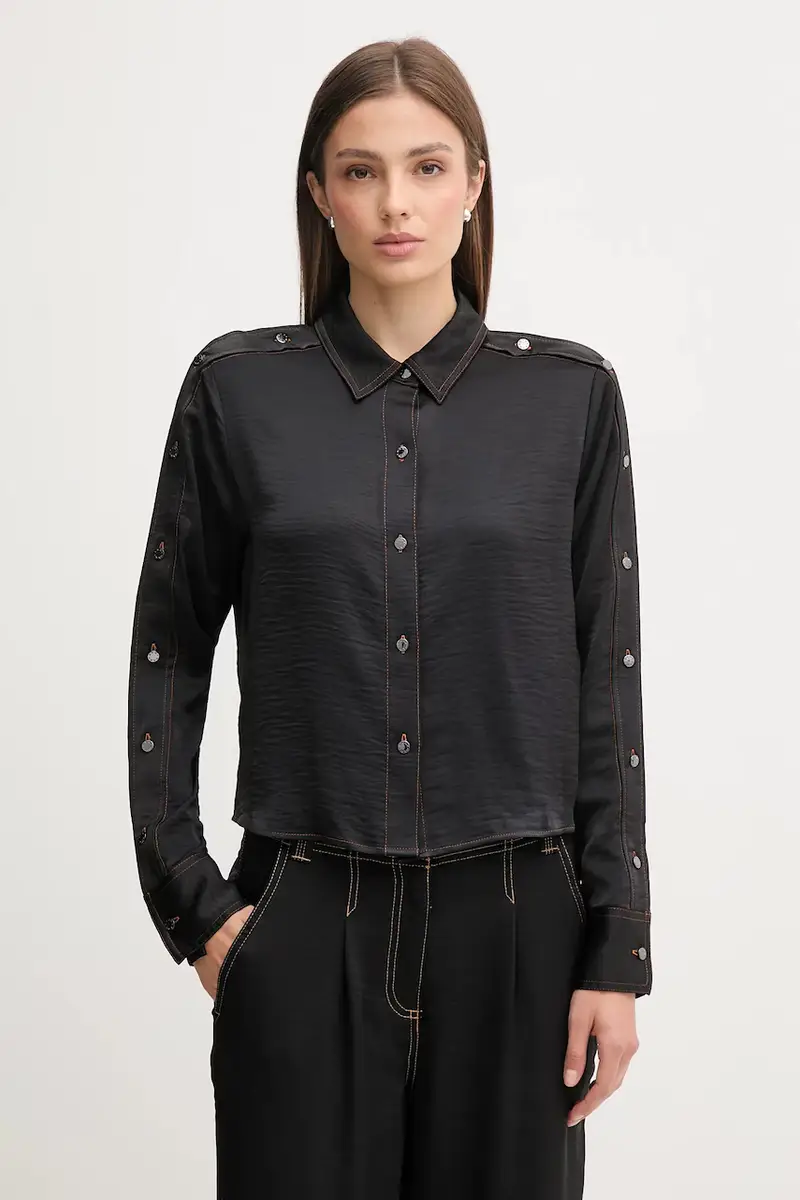 camicia donna colore nero P5EM7B93