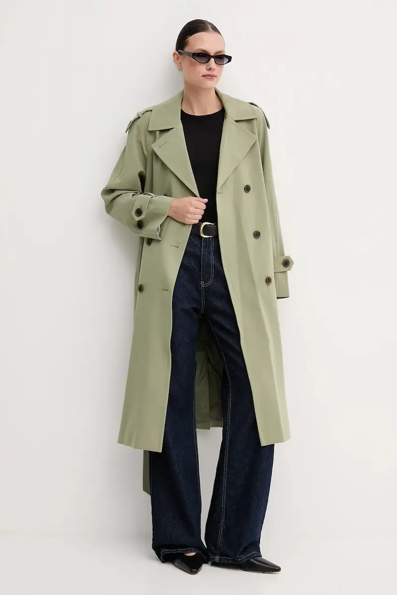 cappotto colore verde DLEMPQ97 miniatura 2