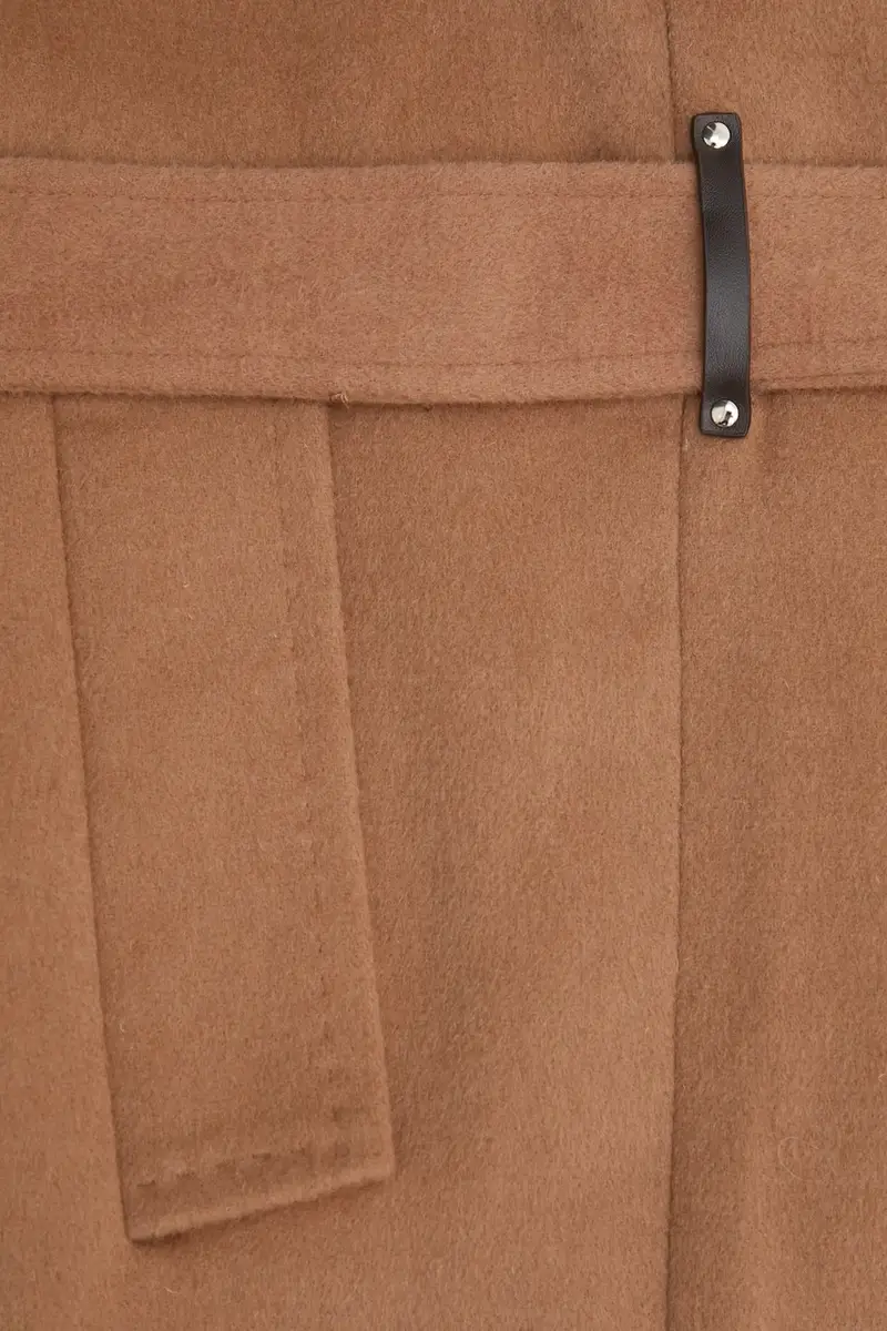 cappotto in lana colore marrone DLEMWS16 miniatura 5