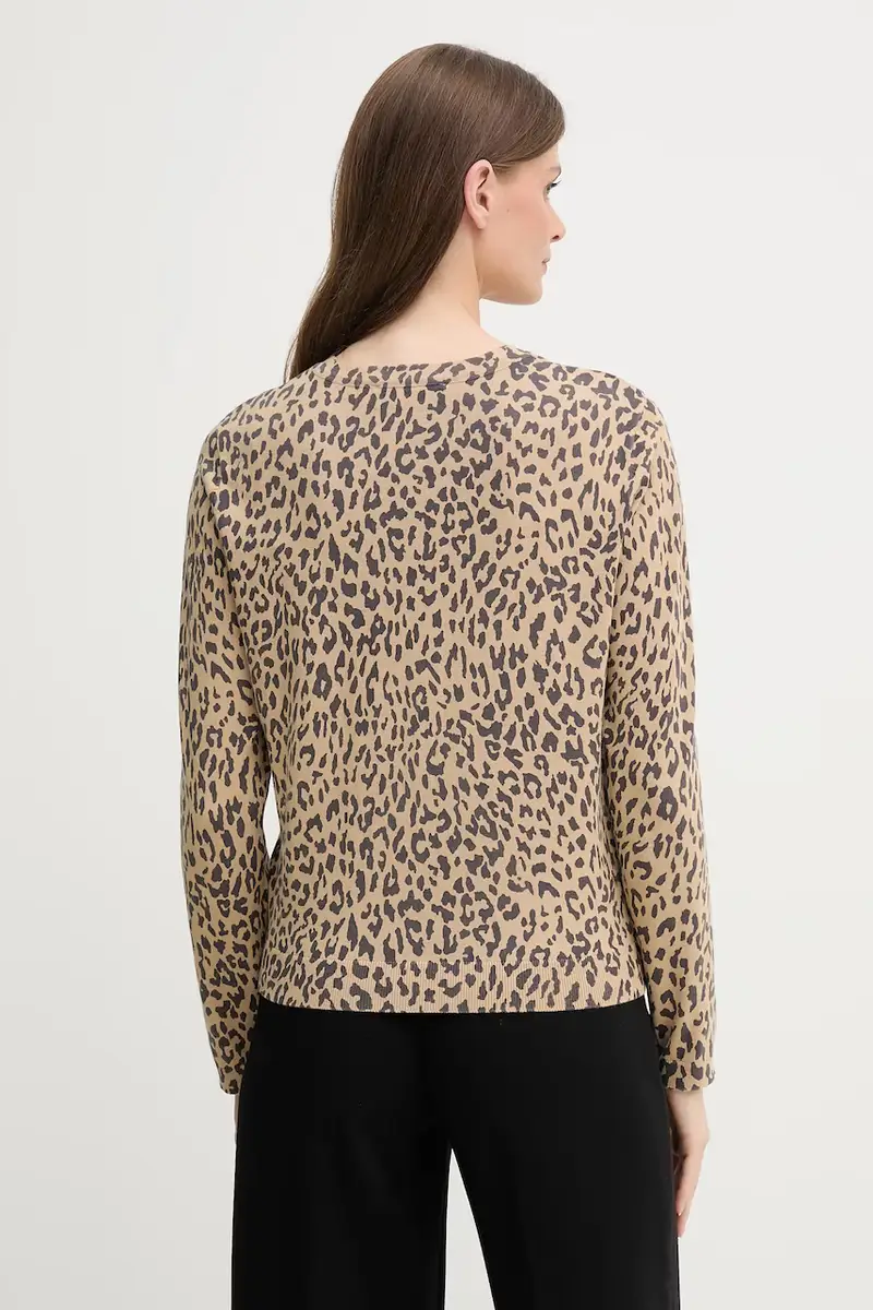 DKNY Cardigan Donna Beige 3572518 miniatura 3