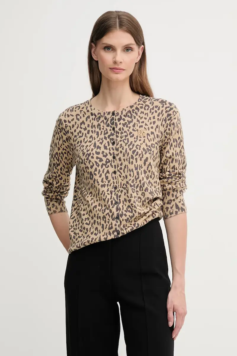 DKNY Cardigan Donna Beige 3572518