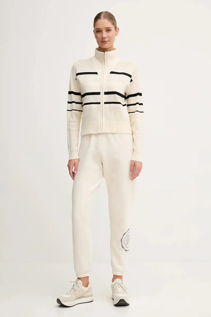 DKNY Cardigan Donna Beige 3572438 miniatura 2