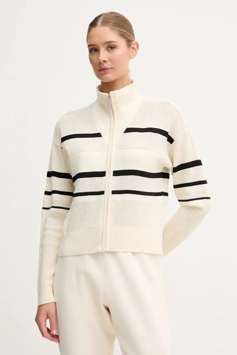 DKNY Cardigan Donna Beige 3572438 miniatura 3