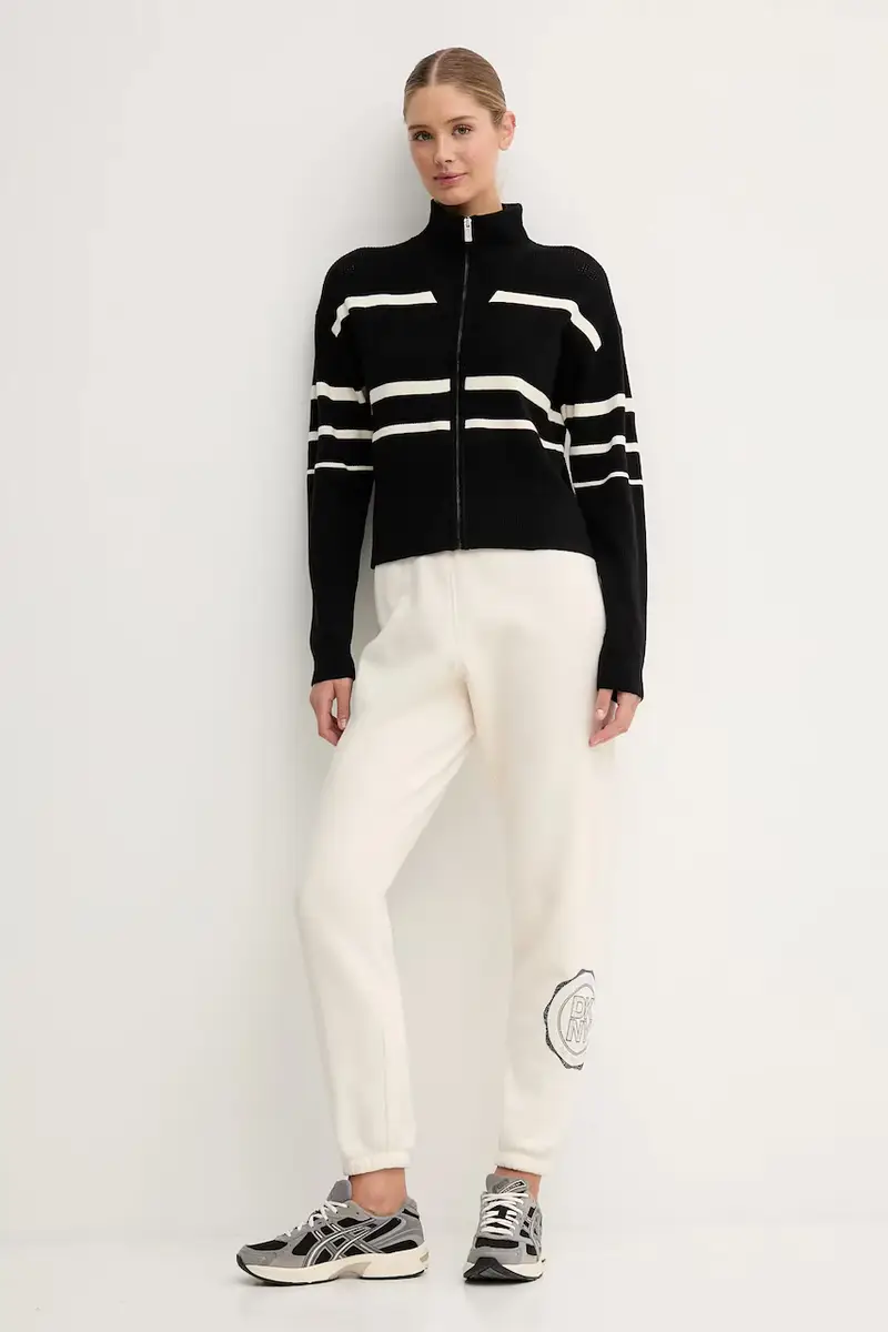 DKNY Cardigan Donna Nero 3639431 miniatura 2