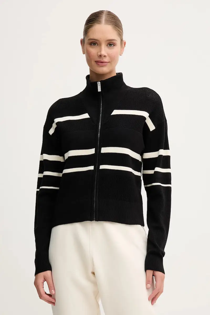 DKNY Cardigan Donna Nero 3639431 miniatura 3