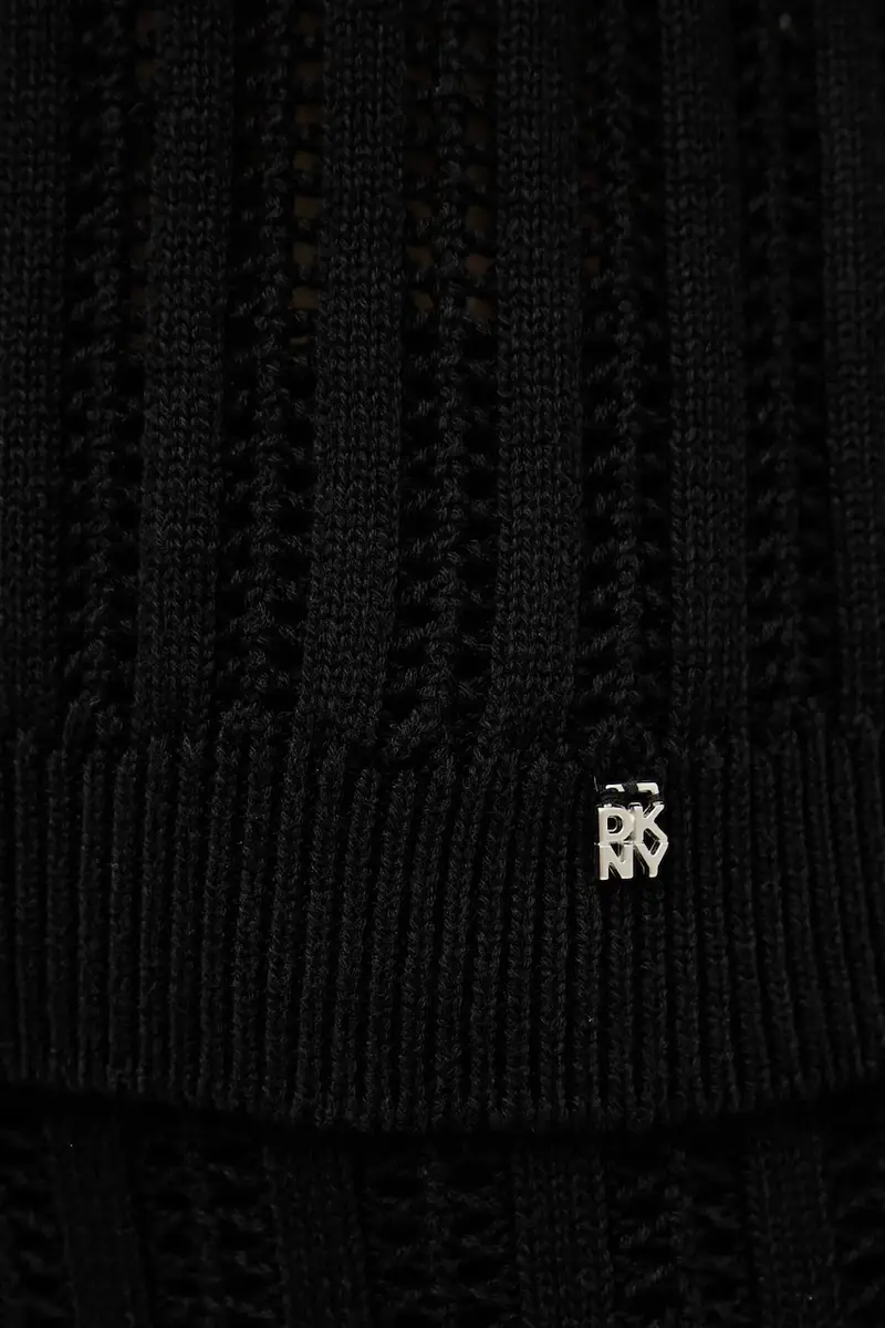 DKNY Cardigan Donna Nero 3639995 miniatura 5