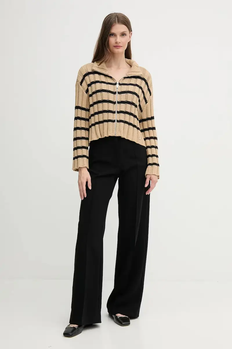 DKNY Cardigan Donna Verde 3669293 miniatura 2