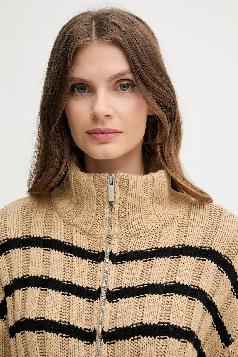 DKNY Cardigan Donna Verde 3669293 miniatura 4