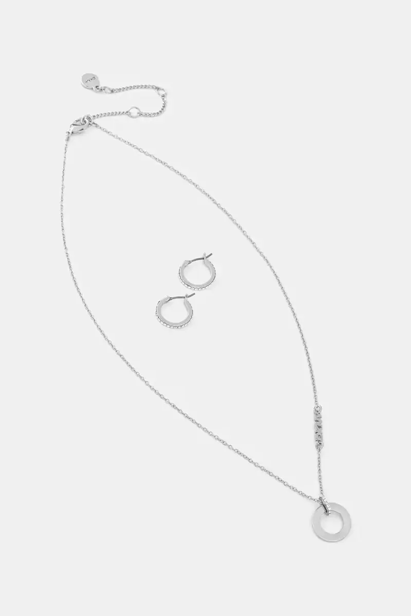 collana e orrechini Argento