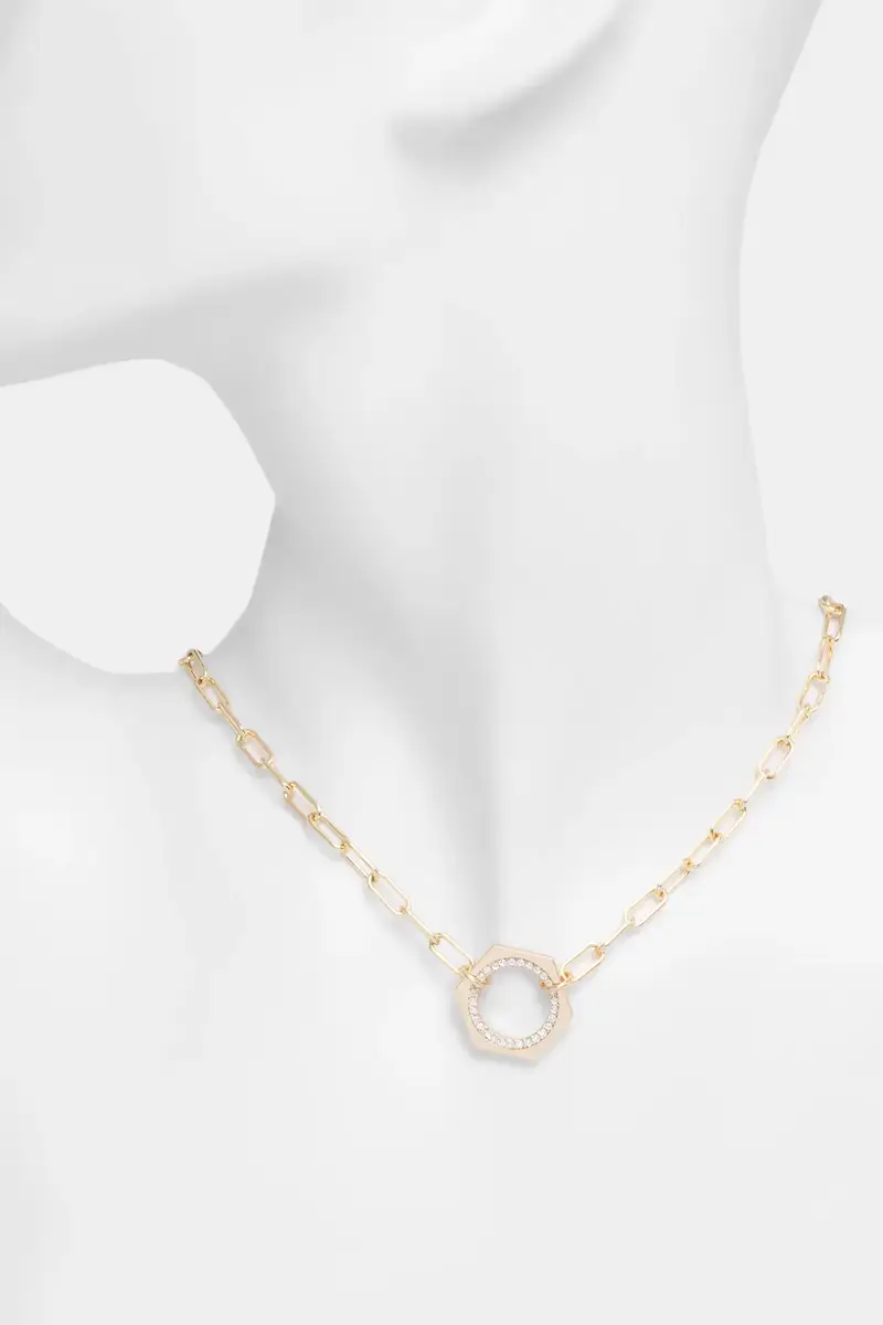 Dkny Collana oro con chiusura regolabile miniatura 3