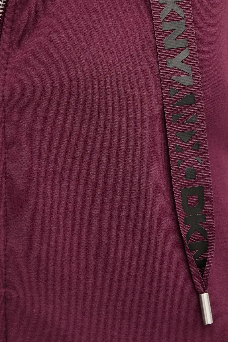 felpa donna colore beige con cappuccio DP5J9510 Granata miniatura 5