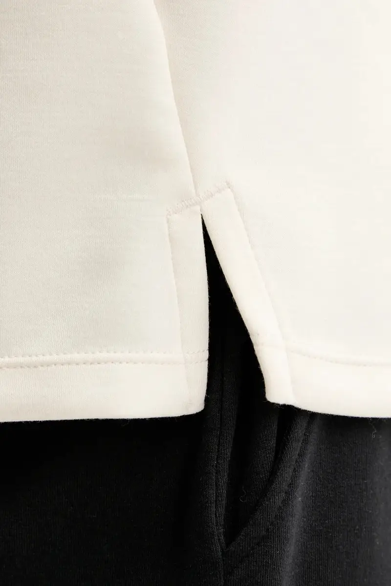 felpa donna colore beige DP5T9976 miniatura 5