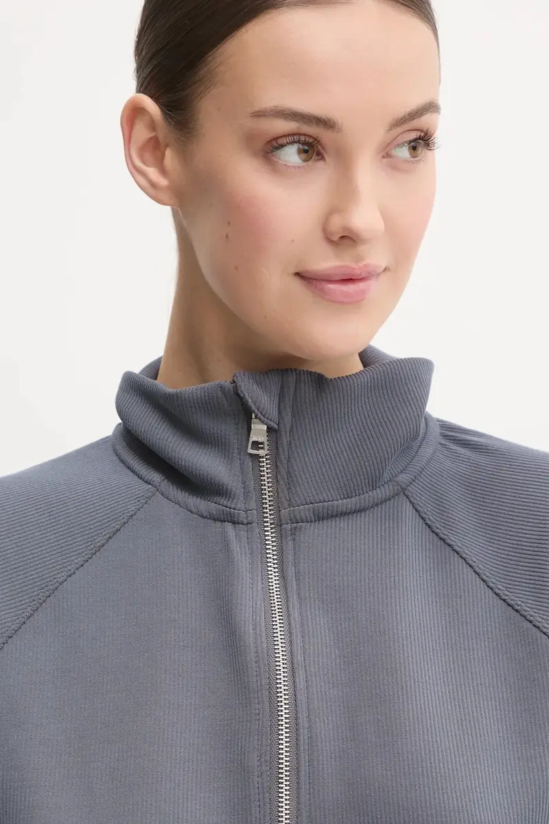 felpa donna colore grigio DP5T1053 miniatura 4