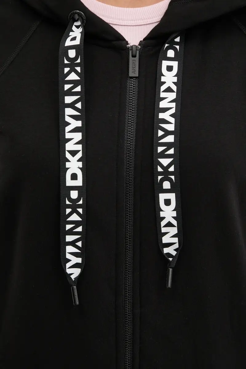 felpa donna colore nero con cappuccio DP5J9510 miniatura 4