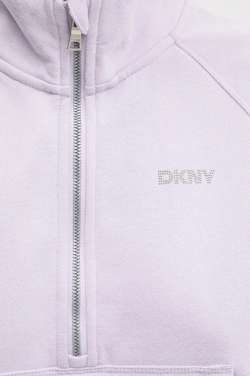 felpa donna colore violetto con applicazione DP5T9993 miniatura 5