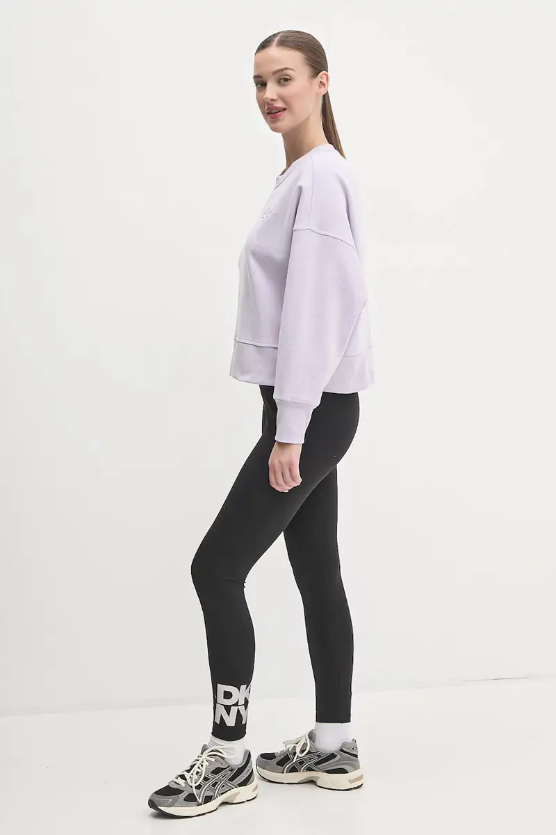 felpa donna colore violetto DP5T1144 miniatura 2