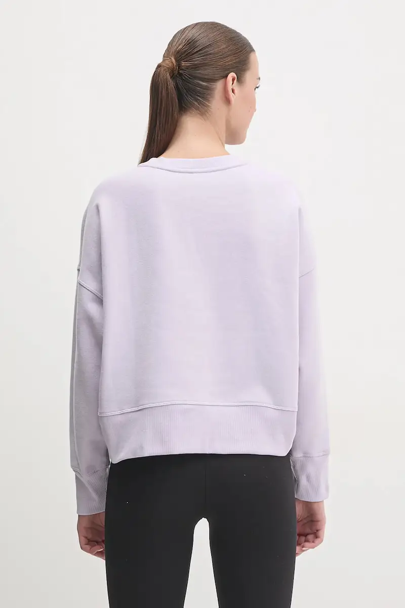 felpa donna colore violetto DP5T1144 miniatura 3