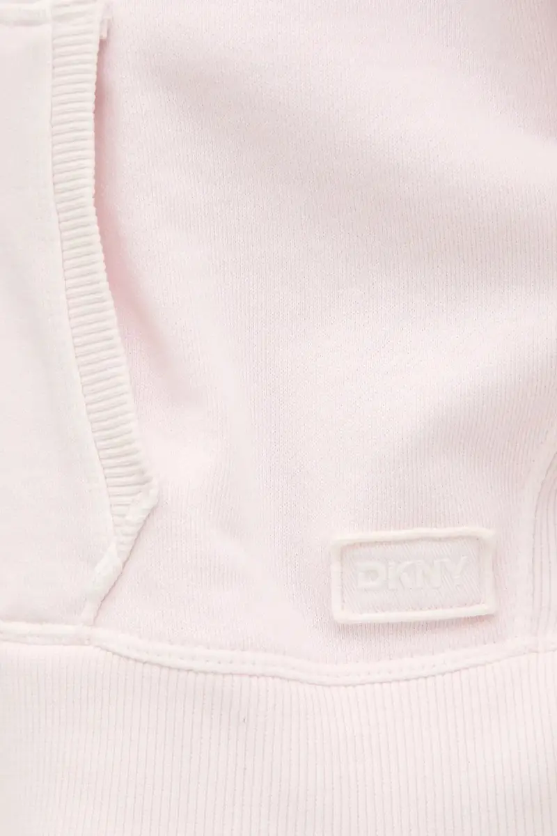 felpa in cotone donna colore rosa con cappuccio DP5J9578 miniatura 5