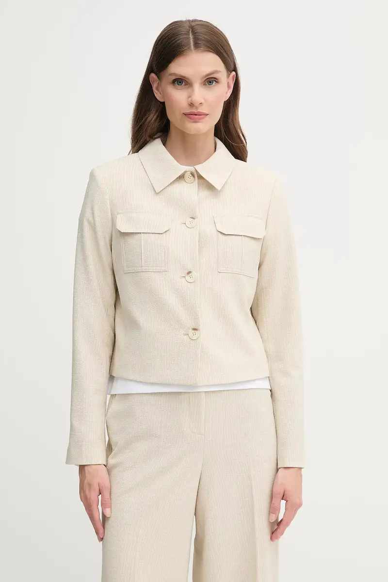 giacca colore beige UD5JS035