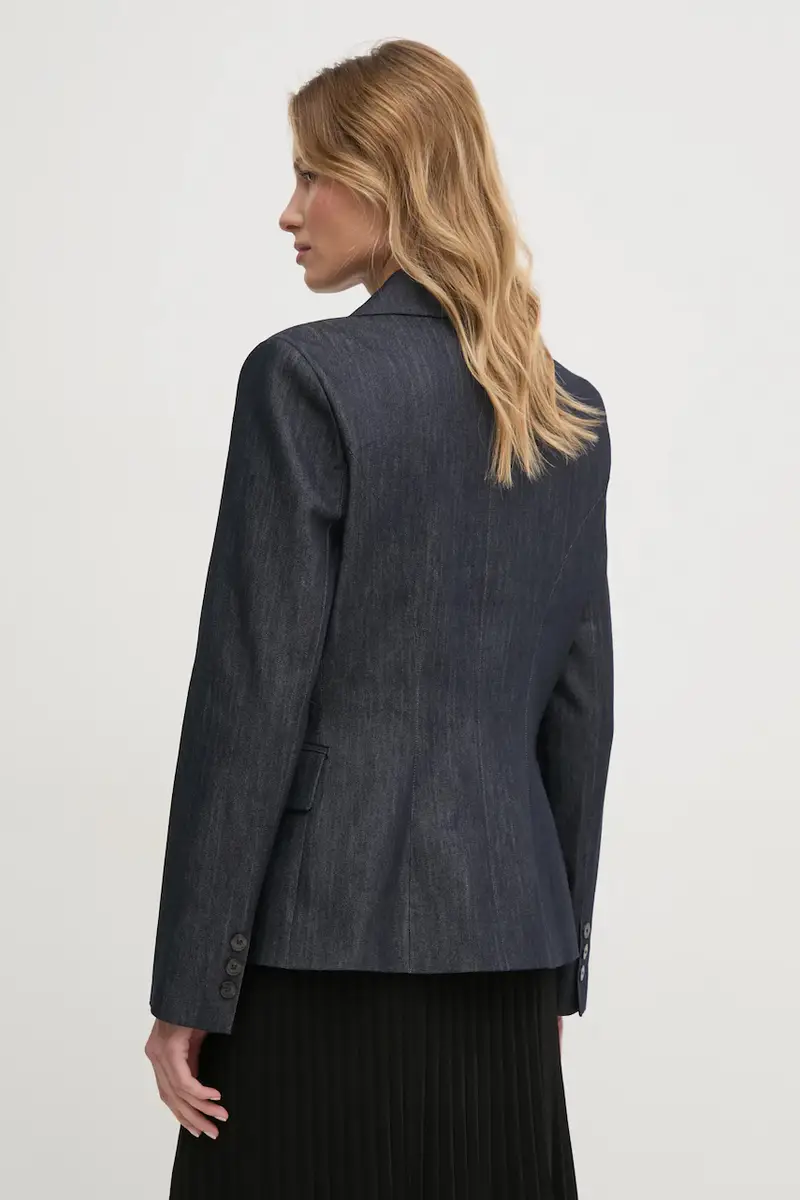 giacca colore blu navy DJ4J6010 miniatura 3