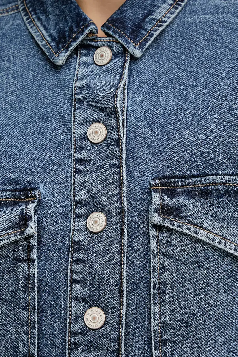 giacca di jeans colore blu DJ5J6122 miniatura 5