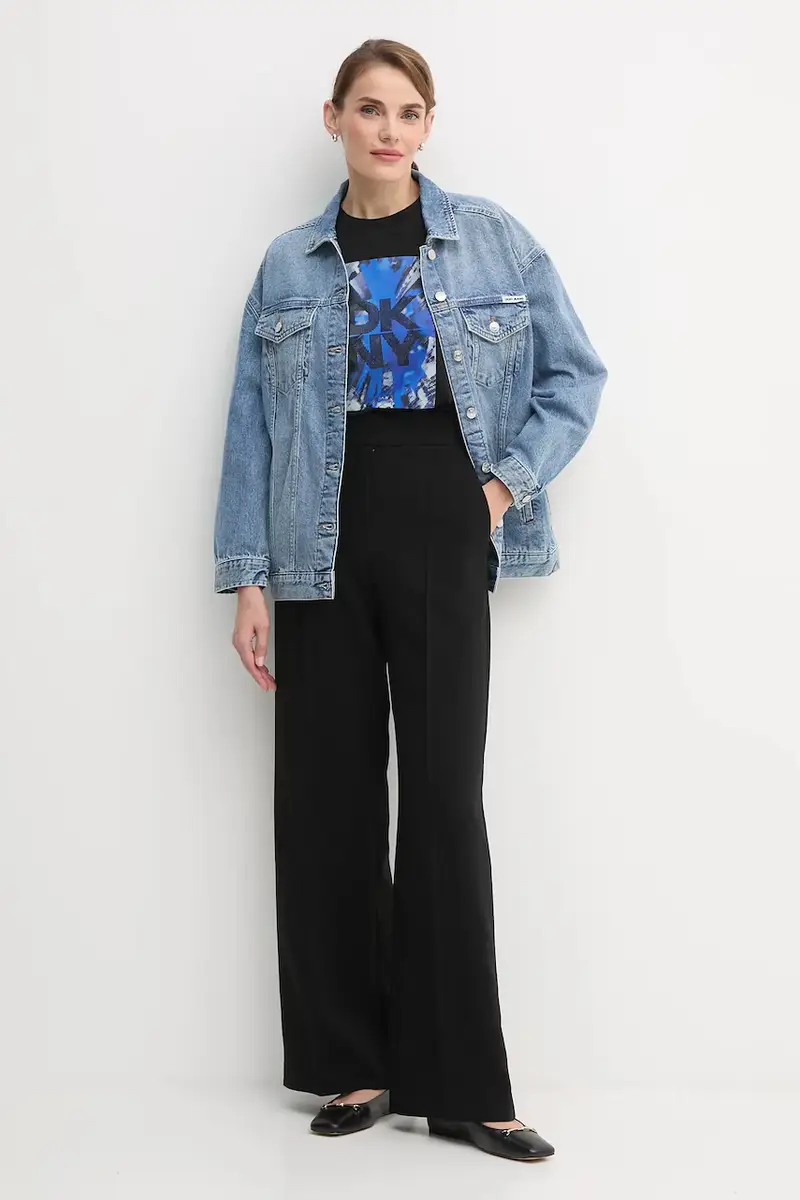 giacca di jeans colore blu DJ5J6201 miniatura 2