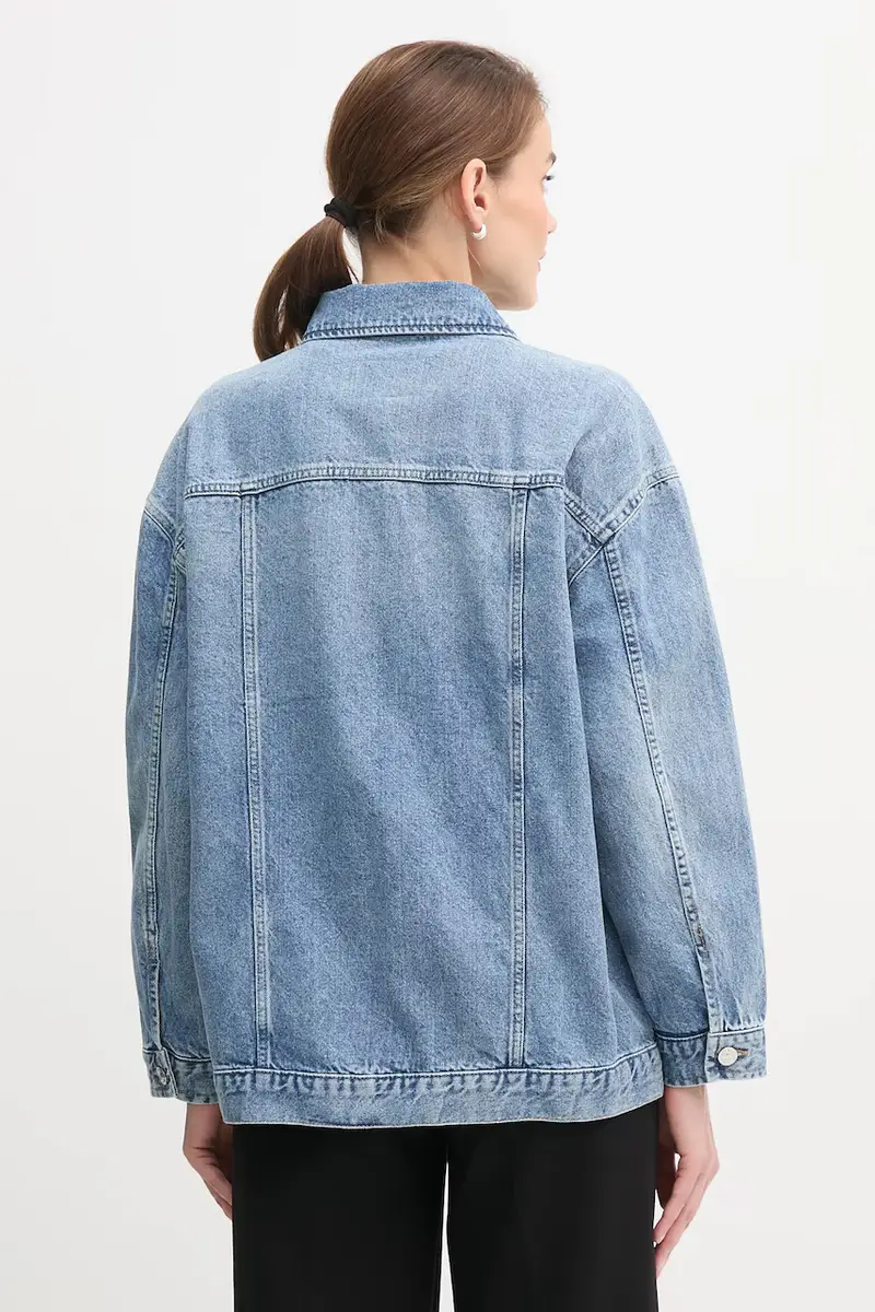 giacca di jeans colore blu DJ5J6201 miniatura 3