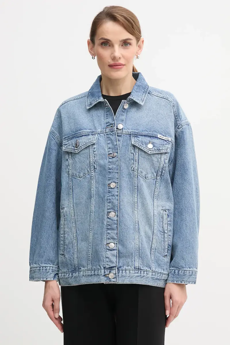 giacca di jeans colore blu DJ5J6201