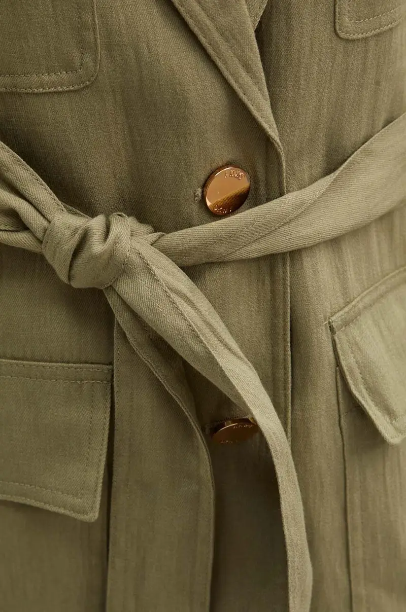 giacca donna colore beige P4DCTX65 miniatura 5