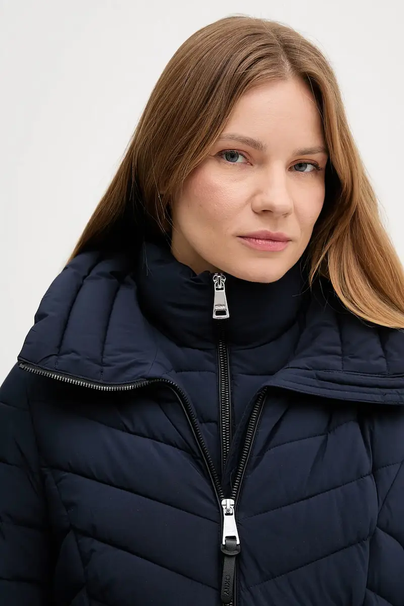 giacca donna colore marrone DLEMPN46 Blu navy miniatura 4