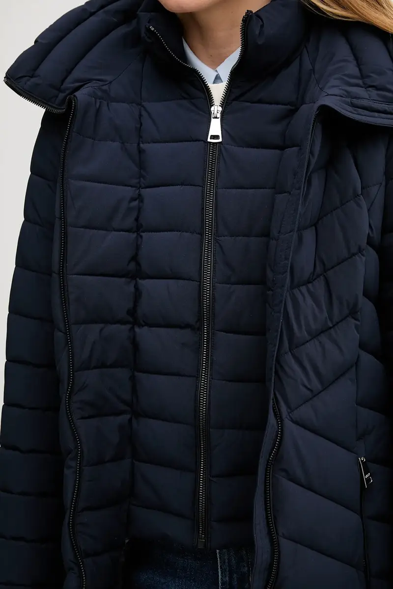 giacca donna colore marrone DLEMPN46 Blu navy miniatura 5