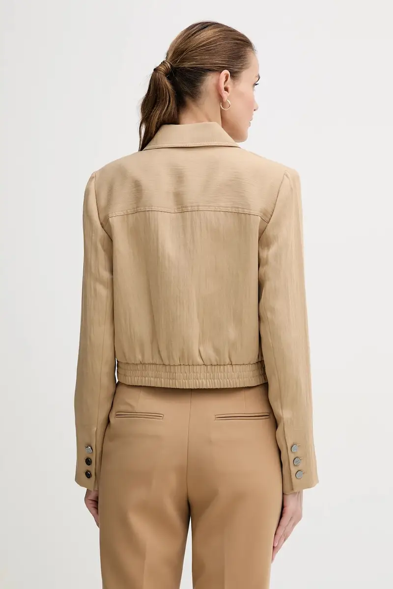 giacca WOVEN JACKET Beige miniatura 3