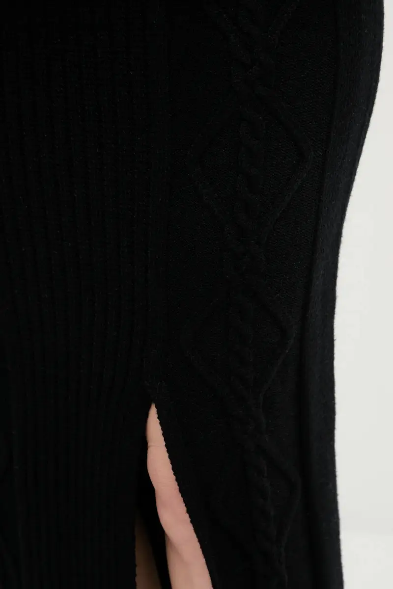 gonna colore granata DJ4R0377 Nero miniatura 4