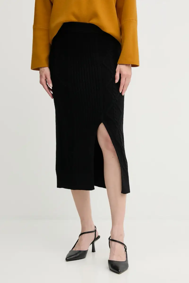 gonna colore granata DJ4R0377 Nero