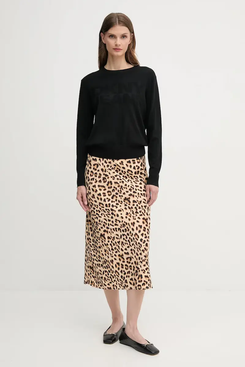 gonna colore nero DJ4K9510 Beige miniatura 2