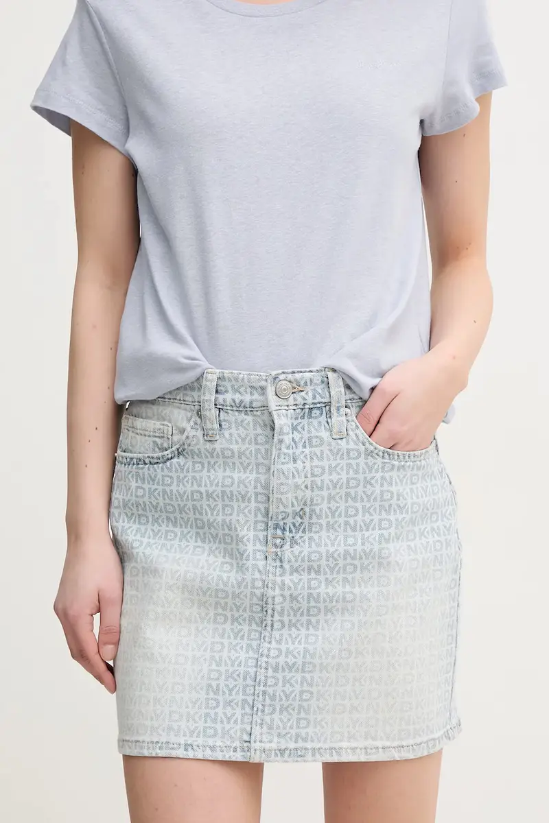 gonna di jeans colore blu DJ4K9525