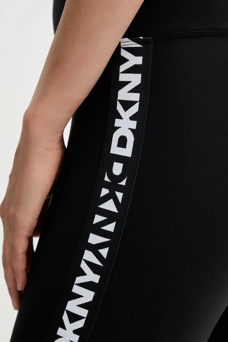 DKNY Leggings Donna Nero 3644883 miniatura 4