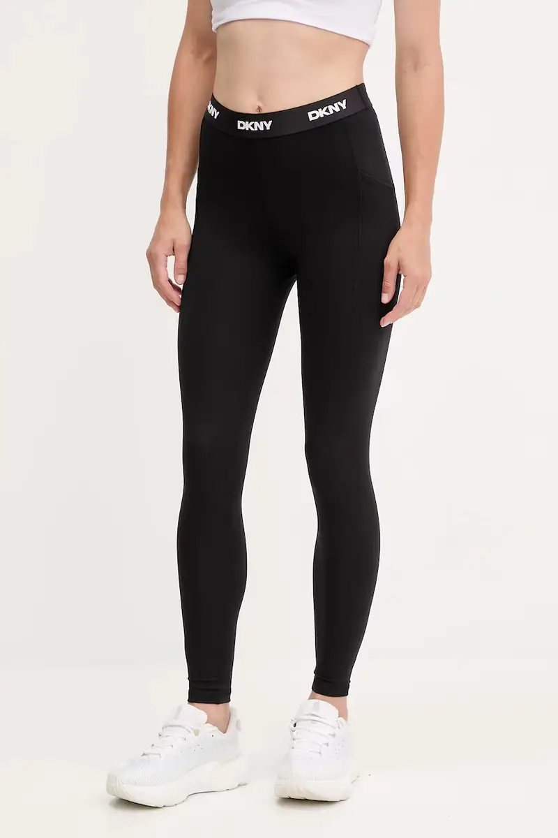 DKNY Leggings Donna Nero 3637365