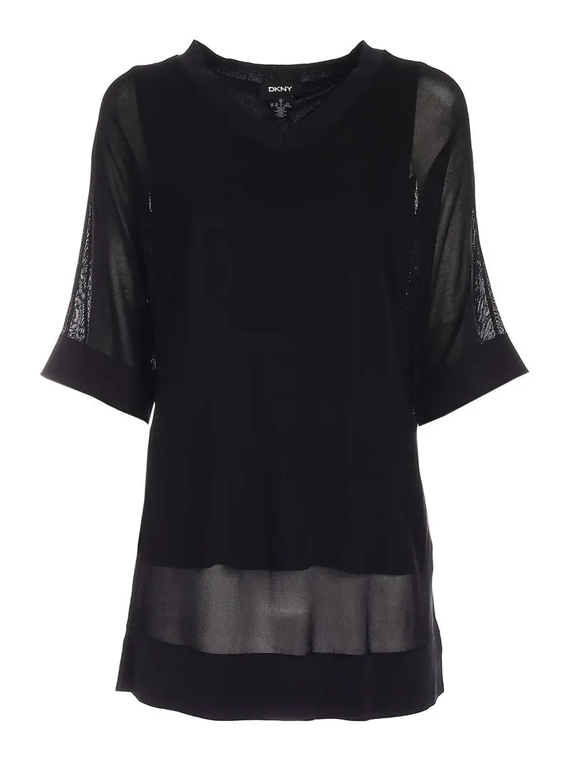 Maglia oversize nera Nero