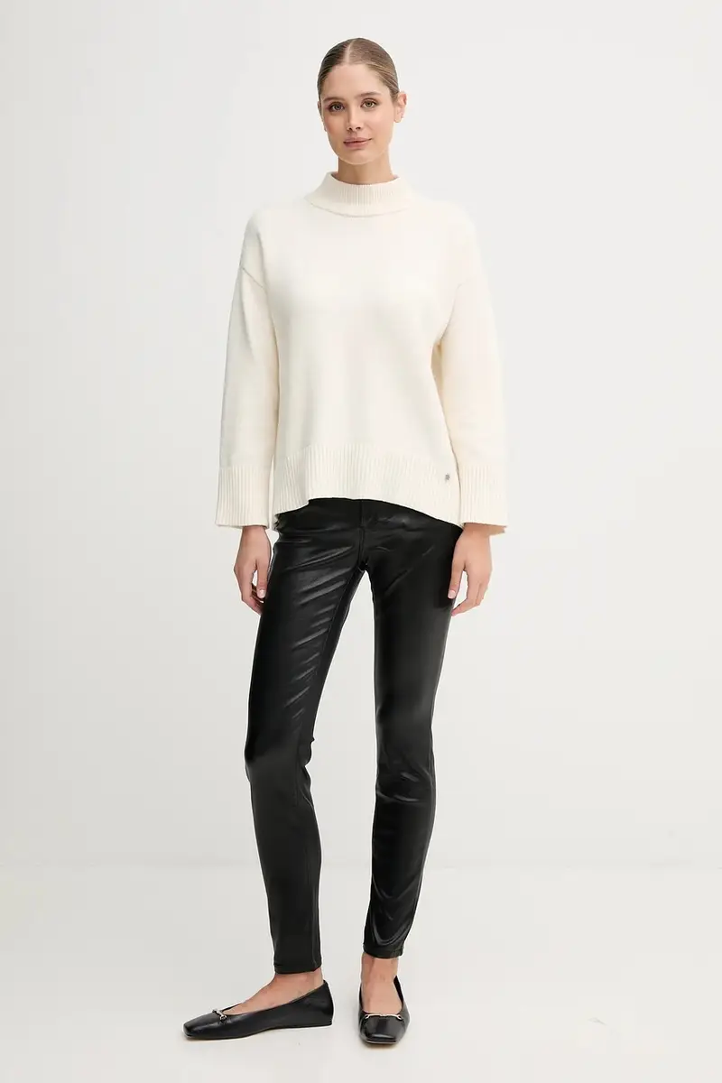 maglione donna colore beige DJ5R0889 miniatura 2