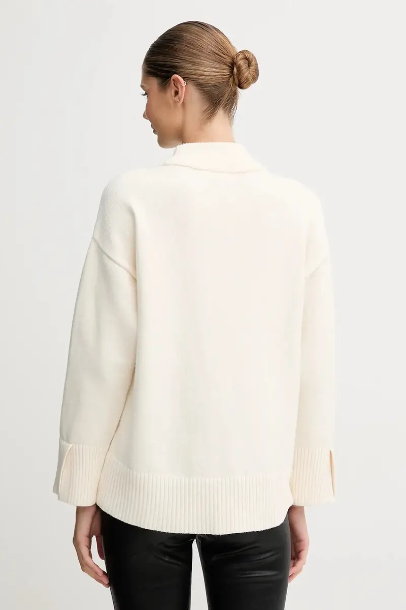 maglione donna colore beige DJ5R0889 miniatura 3